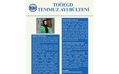 TOÖEGD Temmuz Ayı Bülteni Yayınlandı