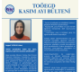 TOÖEGD Kasım Ayı Bülteni Yayınlandı