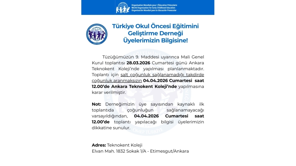 Mali Genel Kurul Toplantısı